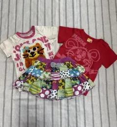 BIT’Z ビッツ 女の子 90 95 夏服 3点セット スカート Tシャツのサムネイル