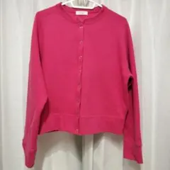 BEAUTY&YOUTH スナップボタン カーディガン ピンクのサムネイル