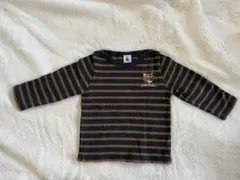 【可愛い！】プチバトー　ストライプ　長袖　カットソー　18m 81cm