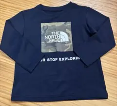 ノースフェイス長袖T 110cm ネイビー　ロンt