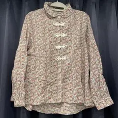 【古着】merlot メルロー ブラウス 花柄 サイズ不明