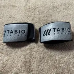 TABIO SPORTS ソックスバンド ブラック/シルバー