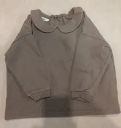 【ペアマノン】襟付き裏起毛トレーナー　120