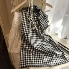 トリートユアセルフ ギンガムチェック キャミワンピース