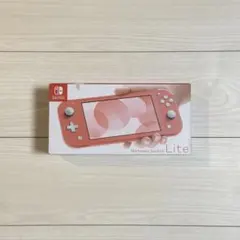 新品未開封】ニンテンドースイッチライト コーラルピンク 店舗印あり