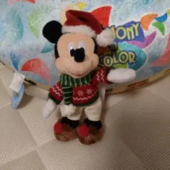 ミッキーマウス クリスマスぬいぐるみ 2024