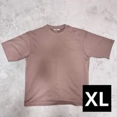 ユニクロ　エアリズムコットンオーバーサイズTシャツ　ブラウン　XL