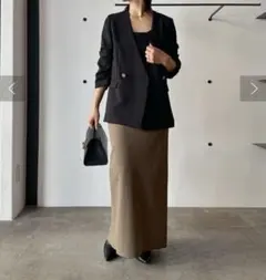 ガリャルダガランテ　ノーカラージャケット　ブラック