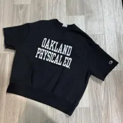 Champion 半袖スウェット ブラック OAKLANDのサムネイル