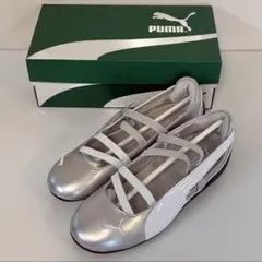 【新品】PUMA スピードキャット バレエ メタリック 24.0cm シルバーのサムネイル