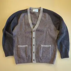 Harley ボタン付きカーディガン ベージュ・ブラウン 40