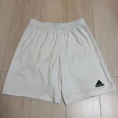 adidas アディダス ハーフパンツ ホワイト白 160 サッカー