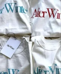 美品　After Winter Basic Logo T-Shirt Tシャツのサムネイル