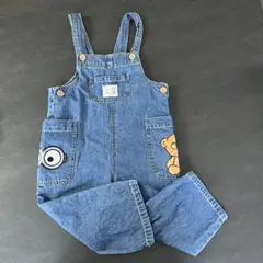 バースデイ　ミニオン　サロペット　オーバーオール　デニム