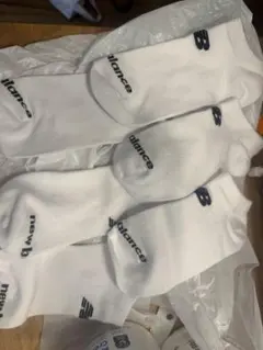 New Balance ホワイト ソックス 3足セット