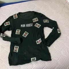 PINK HOUSE ブラック 長袖Tシャツ