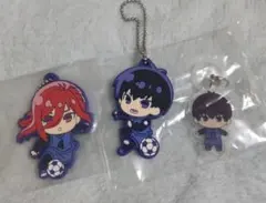 ブルーロック ラバーストラップ 潔 千切 3点セット ガチャガチャ