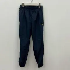 [a1282]PUMA ナイロン トラックパンツ ネイビー S シャカシャカのサムネイル