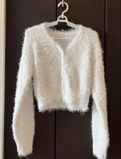 新品未使用！ワンアフターアナザーナイスクラップシャギーニットカーディガン