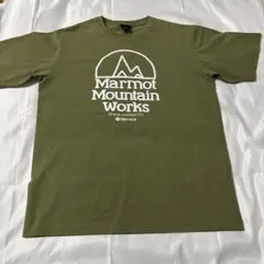 Marmot Tシャツ カーキ メンズM