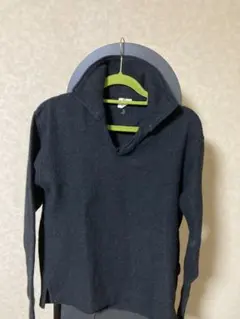 45rpmウール混紡 ダークグレー 圧縮ニット