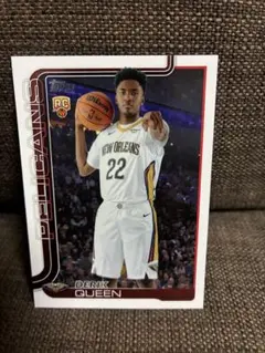 NBA 2025 topps flagship DERIK QUEEN RC