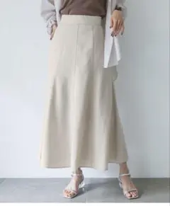 GLOBAL WORK オテラクリネンフレアスカート