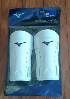 Mizuno シンガード 15cm ホワイト　レガース