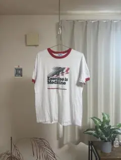80's Hanes "Exercise is Medicine" リンガーT