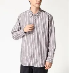 美品 LL Croccdile 長袖 シャツ ストライプ 大きいサイズ