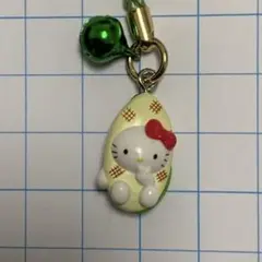 【2003年製】ご当地キティ　宮城県限定　笹かまぼこ　ストラップ