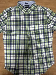 AMERICAN EAGLE アメリカンイーグルチェックシャツ ボタンダウンS