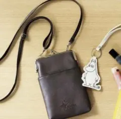 MOOMIN がま口スマホショルダー&ムーミン バッグチャーム