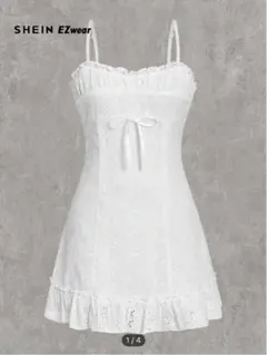 SHEIN ホワイト キャミワンピース
