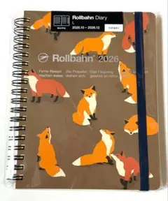 ロルバーン ダイアリー 2026 M キツネ ダイアリー スケジュール帳
