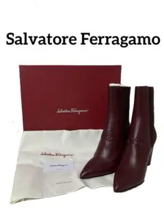 Salvatore Ferragamo バーガンディ ブーツ 【23.5cm】