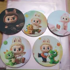 LABUBUマウスパット＆コースターとかに
