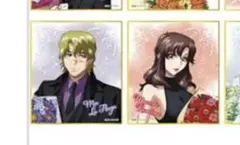 ガンダムSEED ミニ色紙 ムウ マリュー 花束 特典 クリアカード