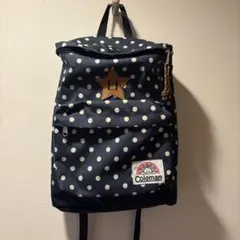 Coleman キッズ用　リュック　水玉　ドット