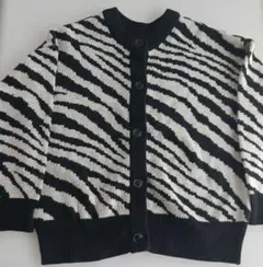【INGNI 】ゼブラ柄 ニットカーディガン