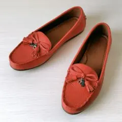 美品✨️コーチ　チャーム　タッセルローファー　ドライビングシューズ　22.5