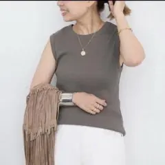 MUSE de Deuxieme Classe◇rib タンクトップ カーキ - メルカリ