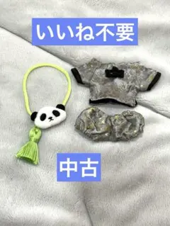 pattythree いつぬい チャイナ ライトグレー ぬい服