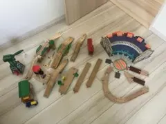レア　廃盤　きかんしゃトーマス　木製レール　情景セット