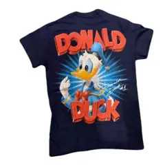 ドナルドダック Tシャツ S ネイビー