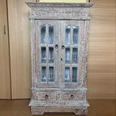 収納キャビネット 古材 アンティーク加工 フランス シャビーシック カントリー 収納キャビネット 古材 アンティーク加工 フランス シャビーシック