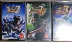 3本セット！モンスターハンターポータブル 2nd 2ndG 3rd