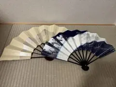 舞扇子 波と山のデザイン 2点セット