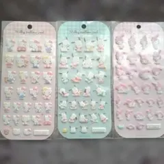 セール　ミルキーメロウシール　ハローキティ➕マイメロディ➕ポチャッコ　3点セット