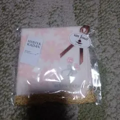 HIBIYA KADAN 花柄ハンカチ ピンク